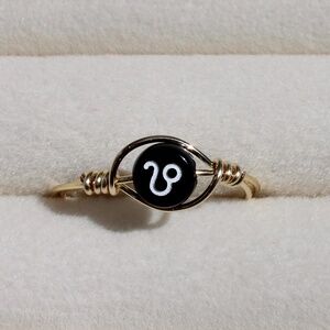 Leo Zodiac Sign Ring | Adjustable Ring | Zodiac Sign | Leo